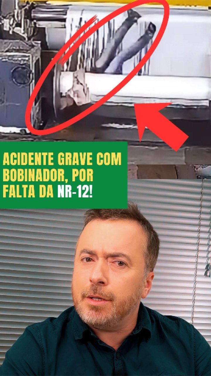 Eudes Junior analisa o acidente com bobinador